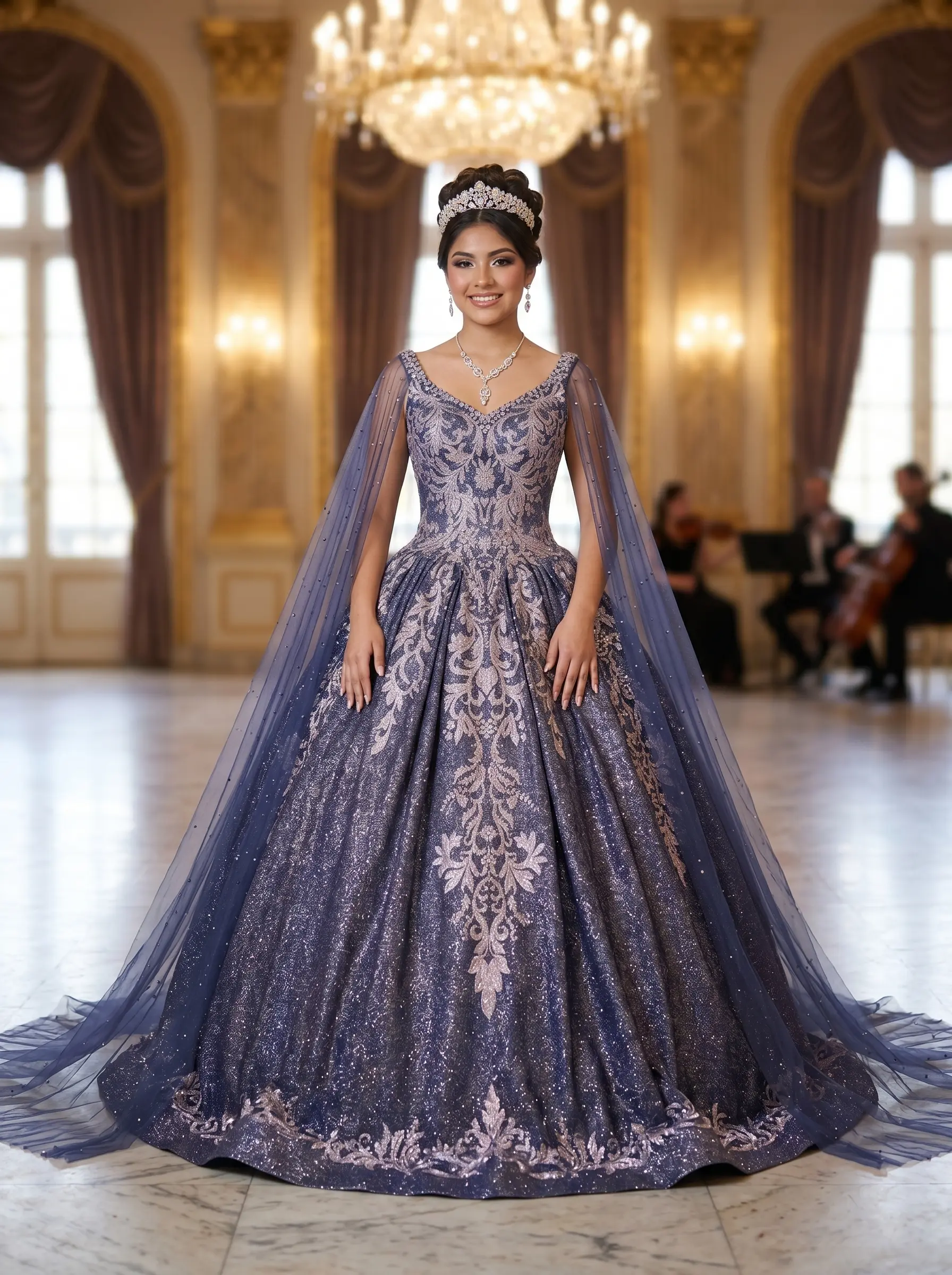 Lavender Ballroom on model